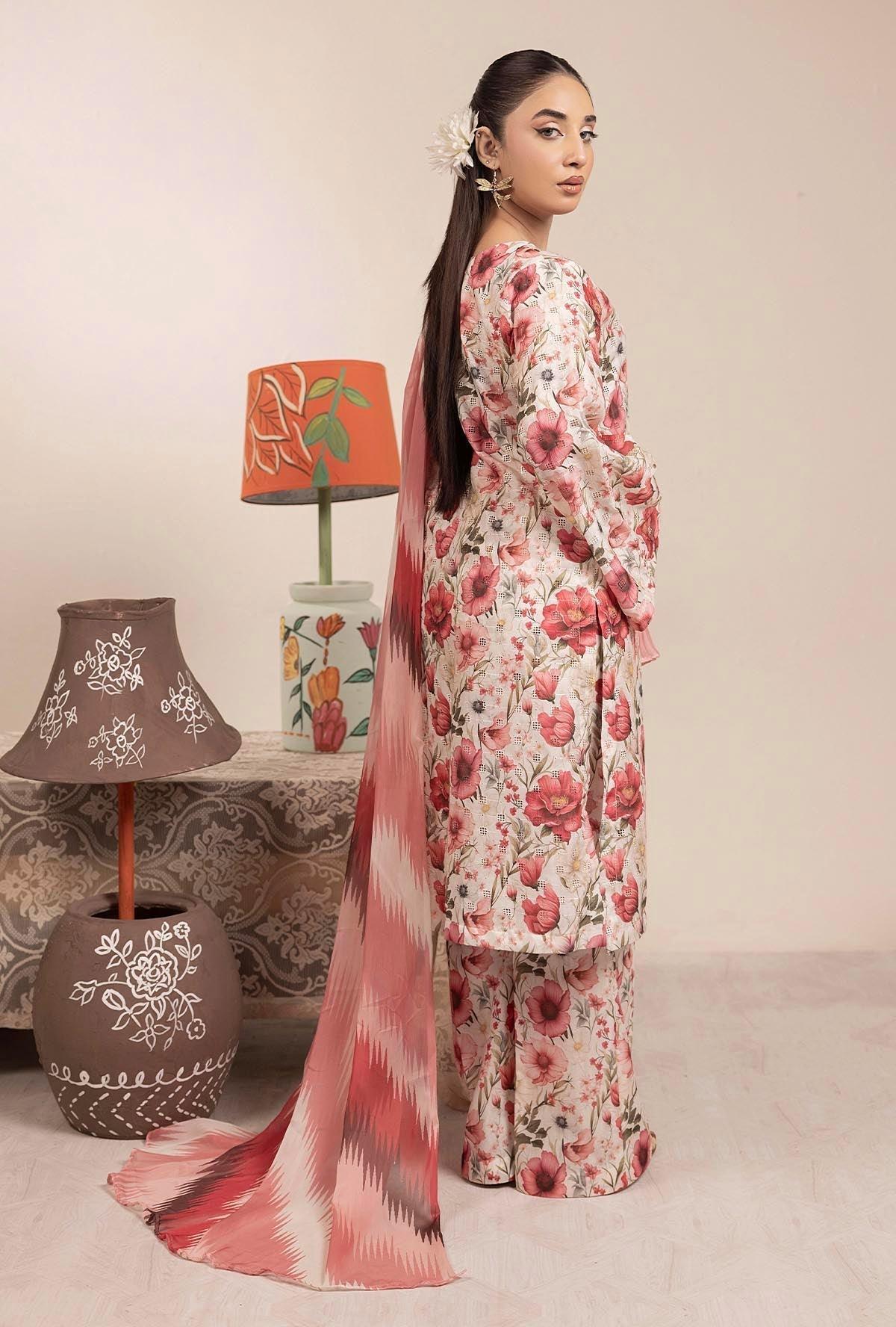 Adans Libas | Basic Chikankari |  7705 - Rang-e-Khaas