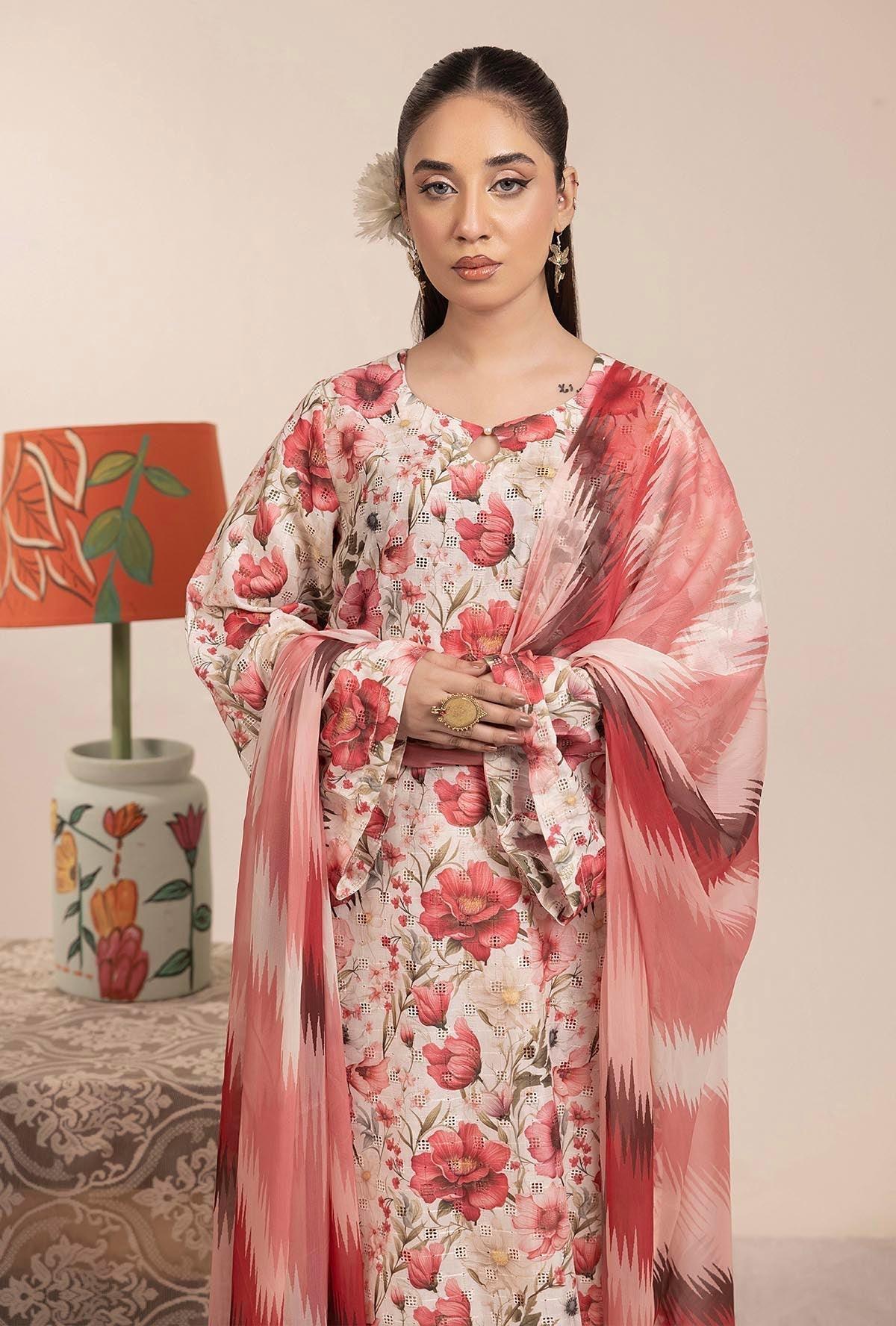 Adans Libas | Basic Chikankari |  7705 - Rang-e-Khaas