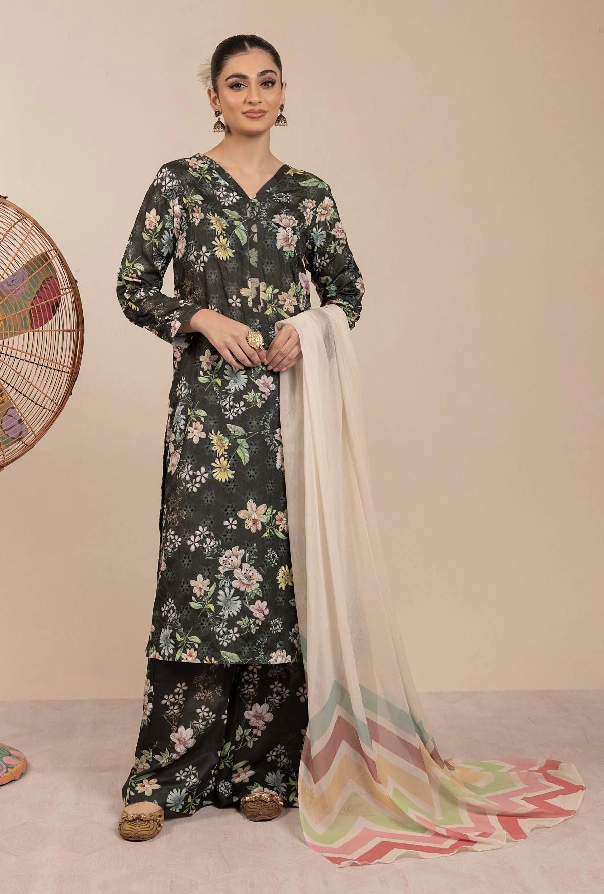 Adans Libas | Basic Chikankari |  7707 - Rang-e-Khaas