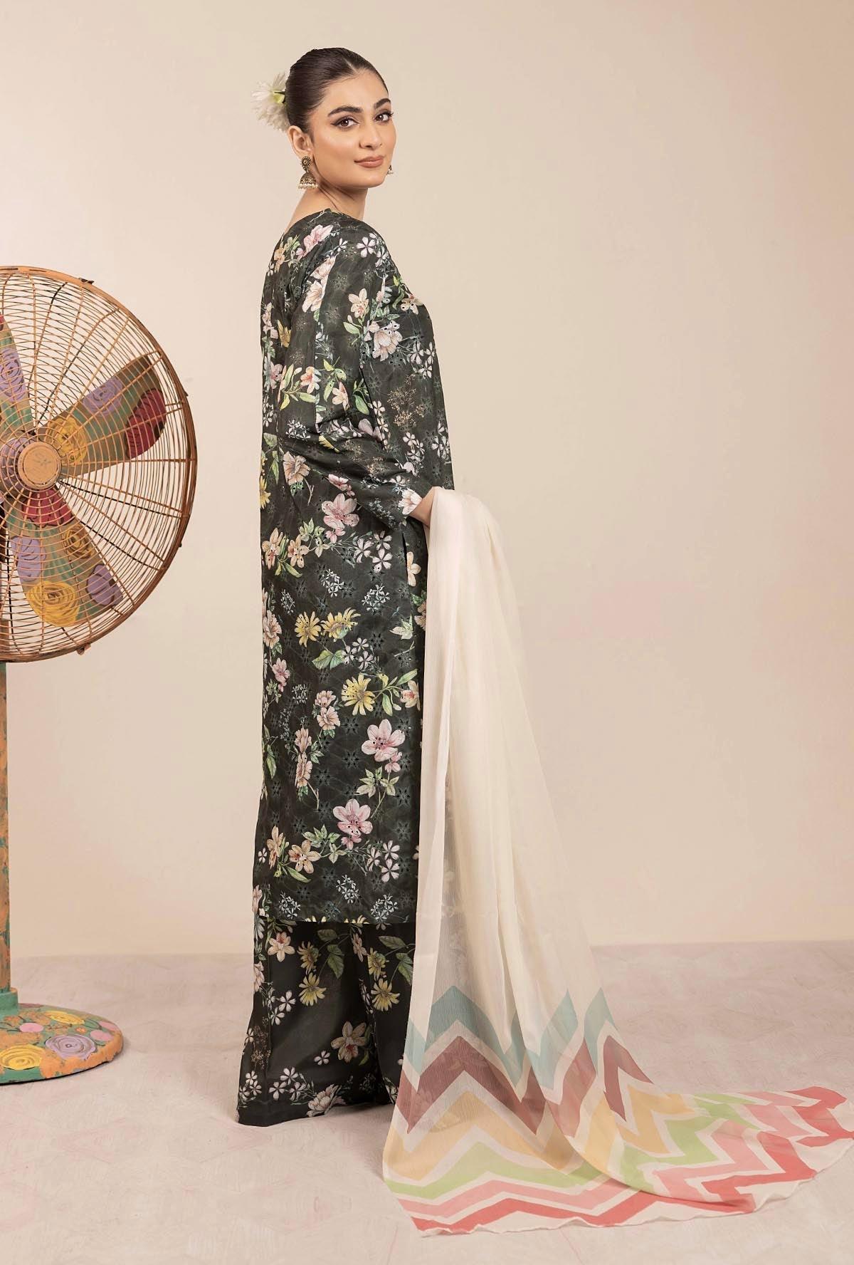 Adans Libas | Basic Chikankari |  7707 - Rang-e-Khaas