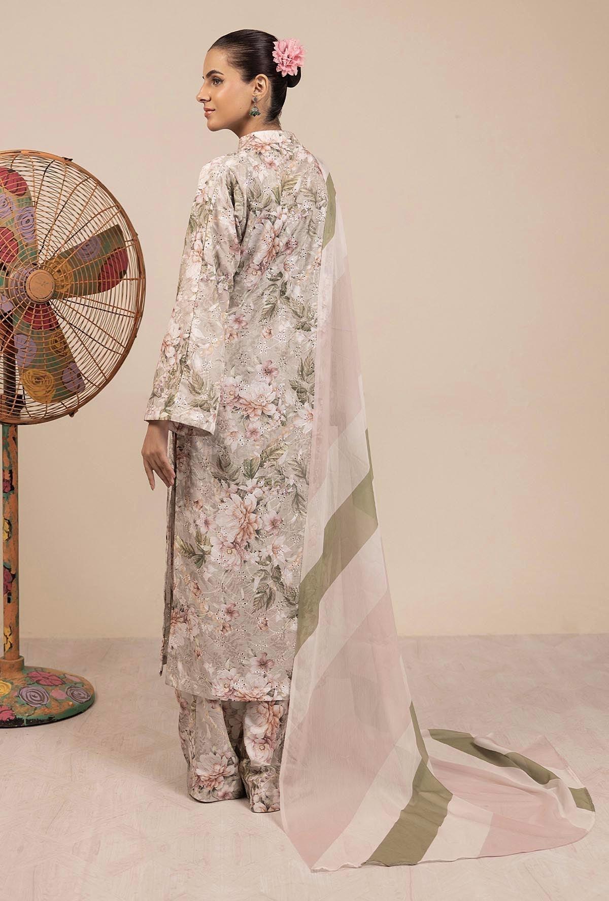 Adans Libas | Basic Chikankari |  7708 - Rang-e-Khaas