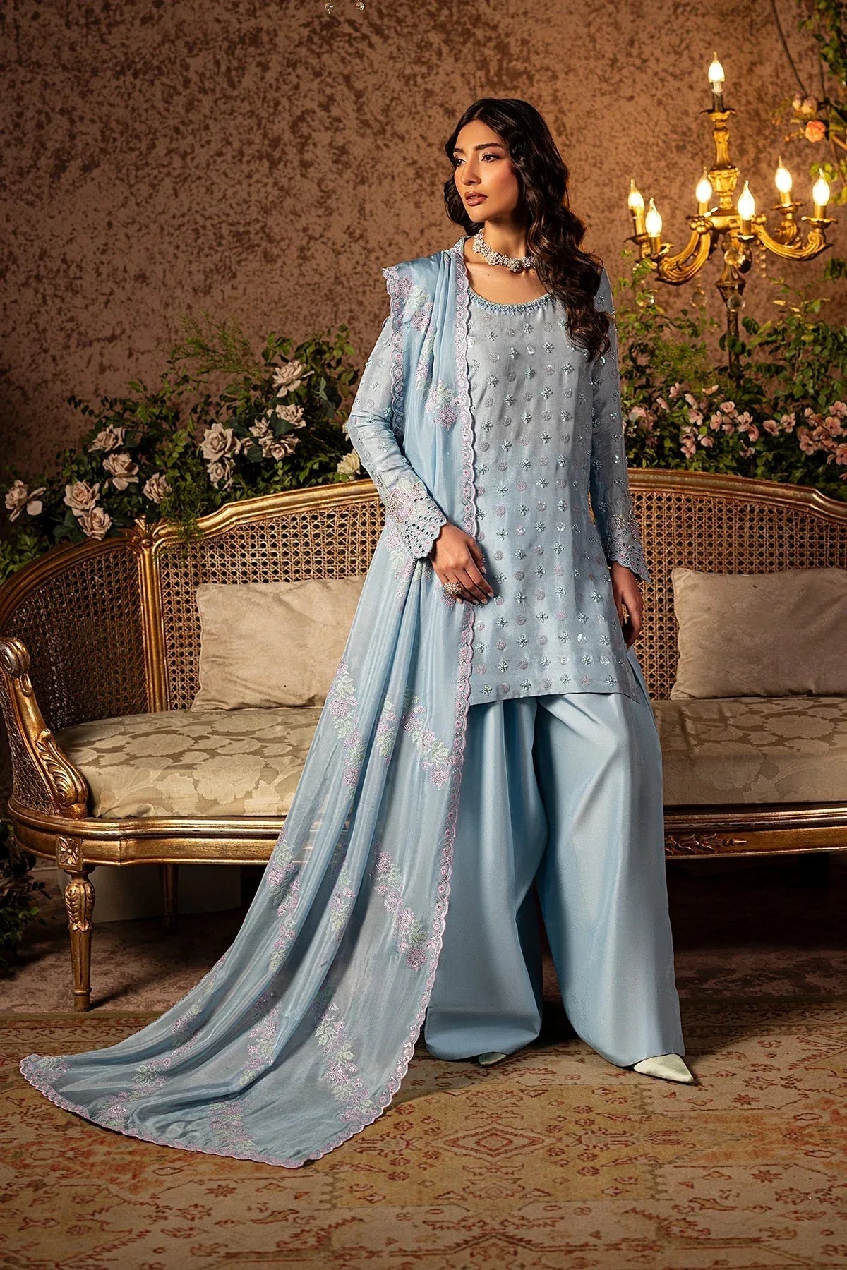 Mina Kashif | Loona Lawn 25 | Sapphire - Rang-e-Khaas