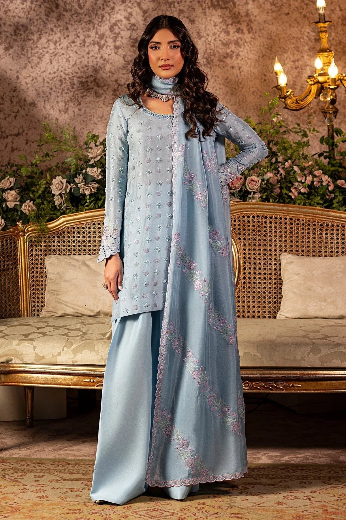 Mina Kashif | Loona Lawn 25 | Sapphire - Rang-e-Khaas