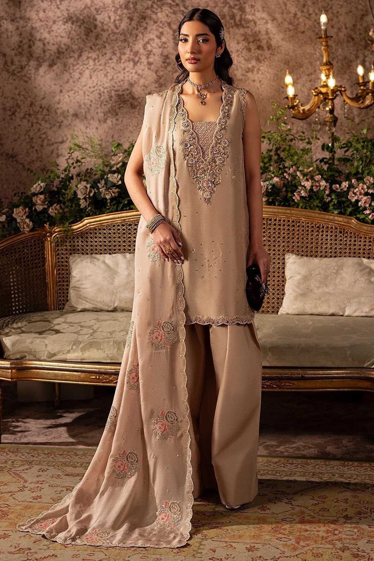 Mina Kashif | Loona Lawn 25 | Garnet - Rang-e-Khaas