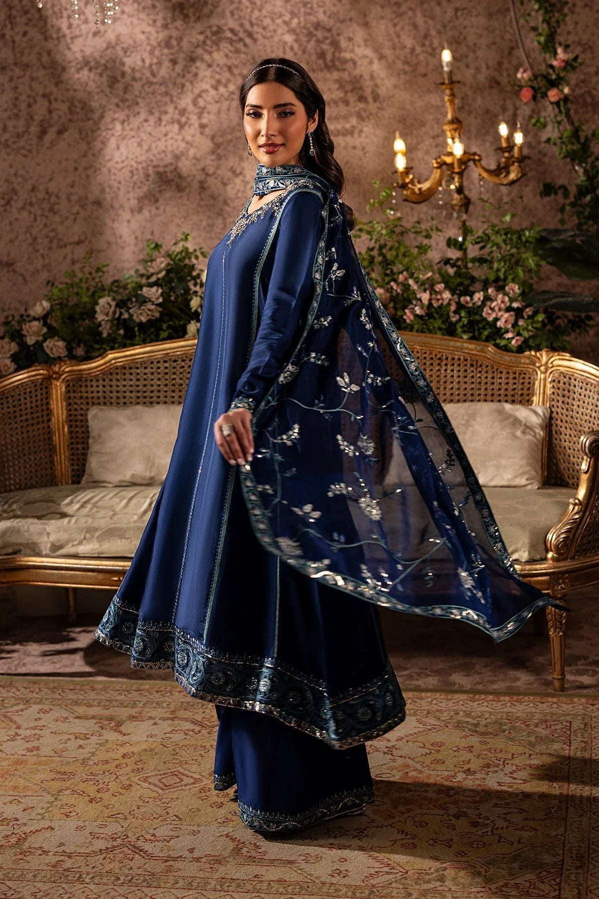 Mina Kashif | Loona Lawn 25 | Midnight - Rang-e-Khaas