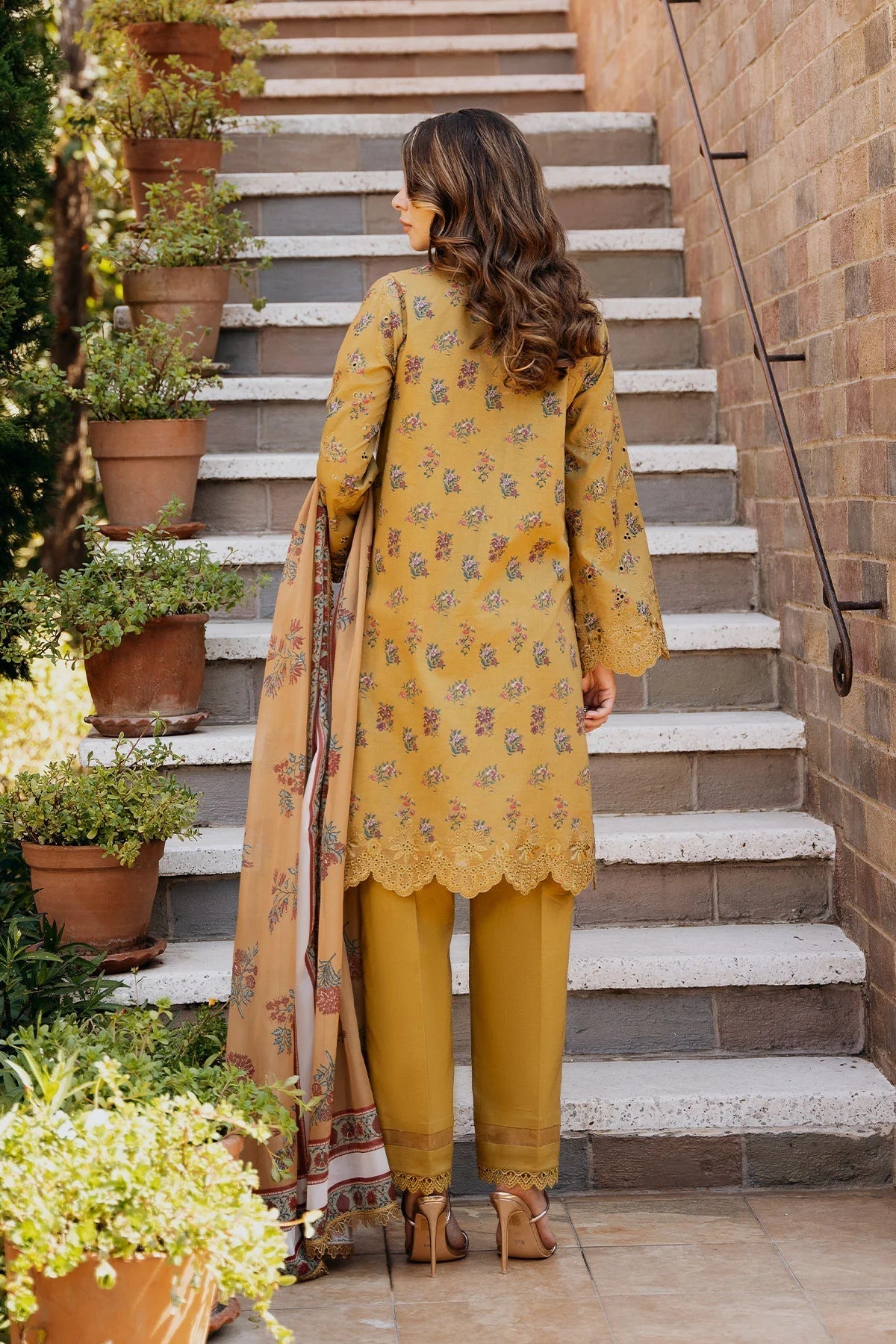 Afrozeh | Damask The Holiday Edit '25 - Lawn | Lorien B