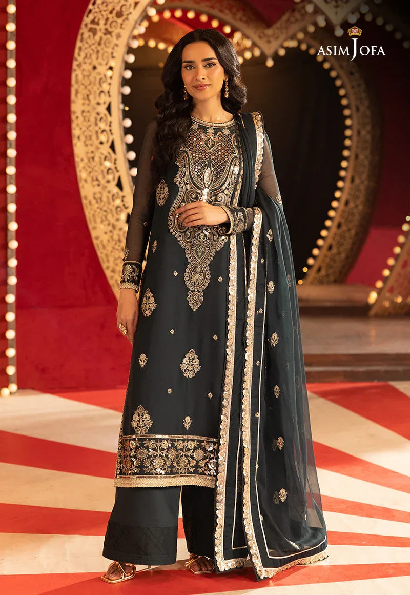 Asim Jofa | Festive Collection 25 | AJLLF-08 - Rang-e-Khaas