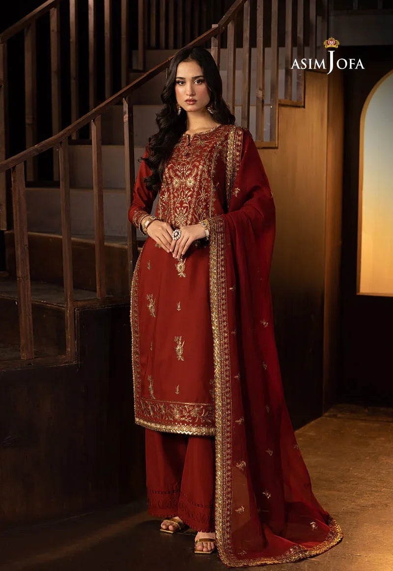 Asim Jofa | Festive Collection 25 | AJLLF-18 - Rang-e-Khaas