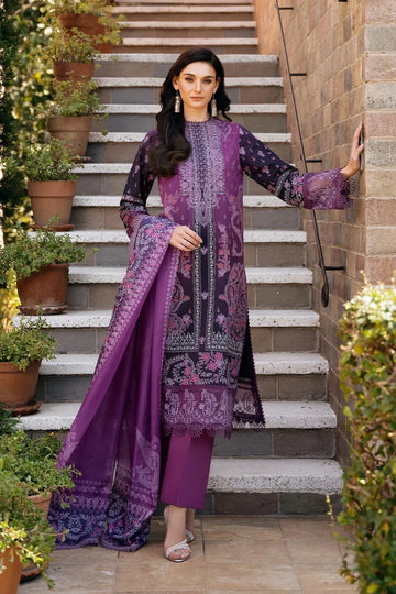 Afrozeh | Damask The Holiday Edit '25 - Lawn | Azrina A - Rang-e-Khaas