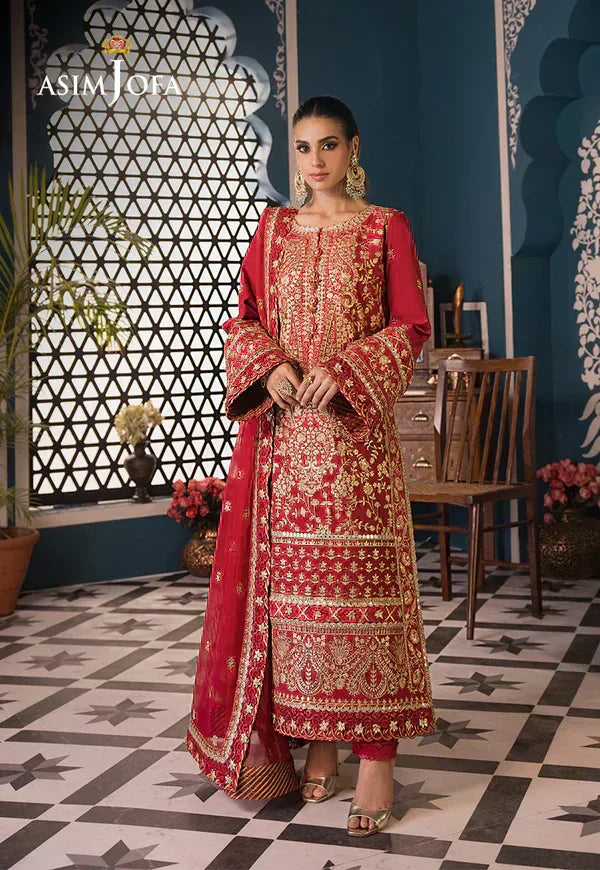 Asim Jofa | Fasana e Ishq Eid Luxury Lawn | AJFI-10 - Rang-e-Khaas