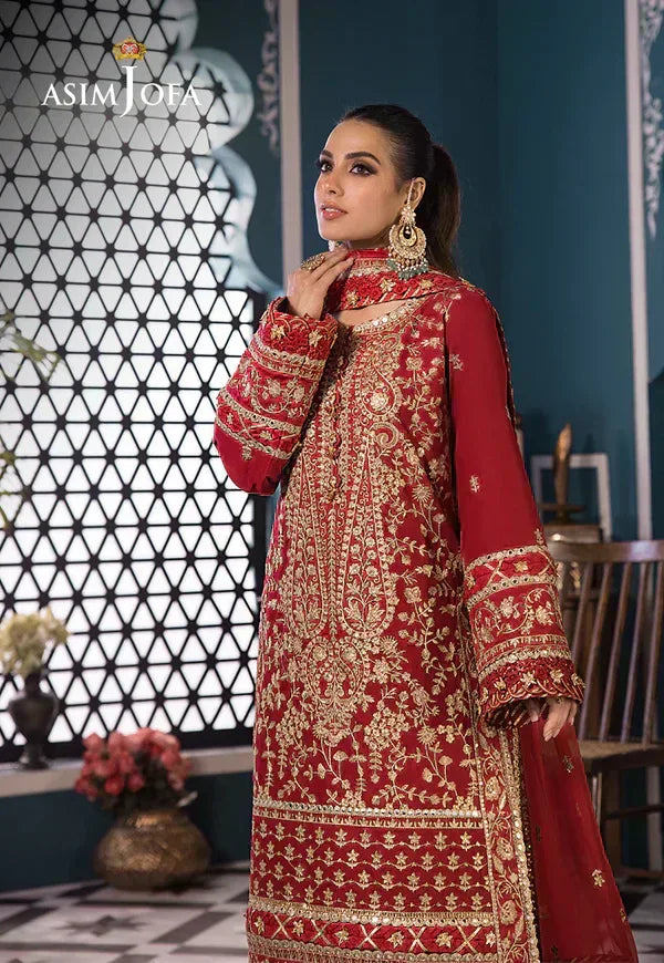 Asim Jofa | Fasana e Ishq Eid Luxury Lawn | AJFI-10 - Rang-e-Khaas