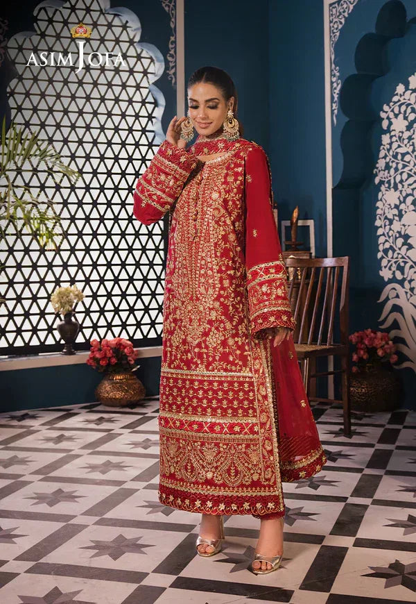Asim Jofa | Fasana e Ishq Eid Luxury Lawn | AJFI-10 - Rang-e-Khaas