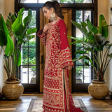 Asim Jofa | Luxury CAMBRIC 3 PCS '24 | AJFILE-10