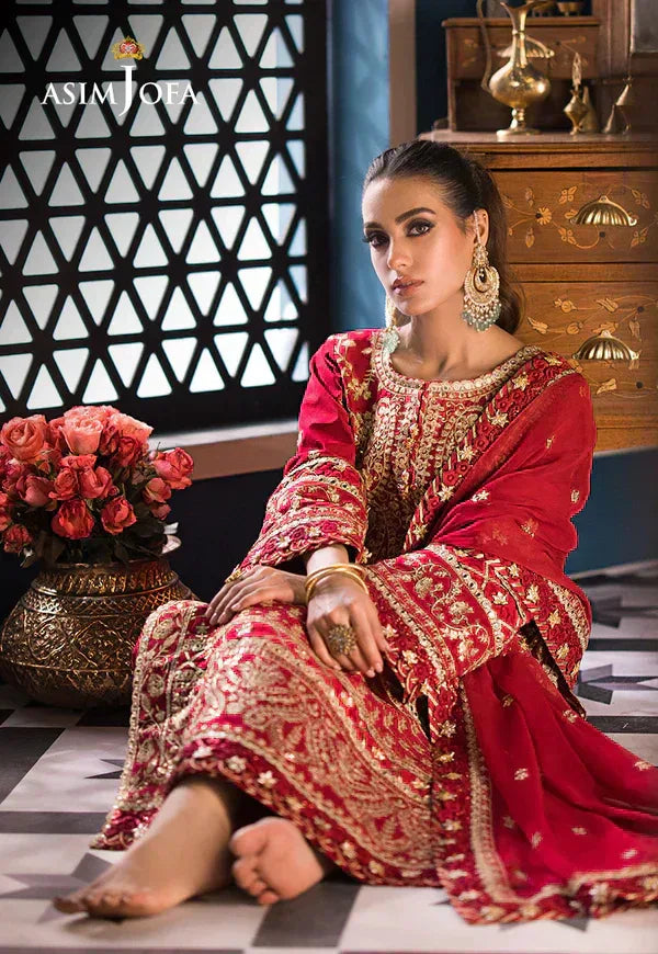 Asim Jofa | Fasana e Ishq Eid Luxury Lawn | AJFI-10 - Rang-e-Khaas