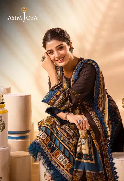 Asim Jofa | Prints Essentials | AJUB-18 - Rang-e-Khaas
