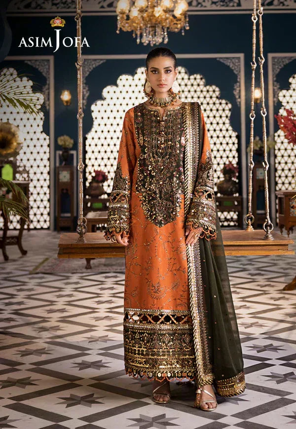 Asim Jofa | Fasana e Ishq Eid Luxury Lawn | AJFI-24 - Rang-e-Khaas