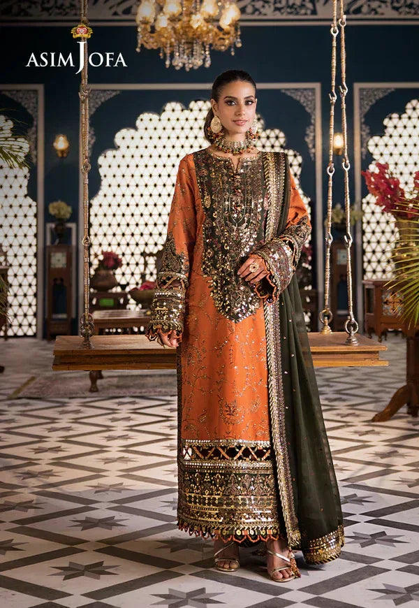 Asim Jofa | Fasana e Ishq Eid Luxury Lawn | AJFI-24 - Rang-e-Khaas