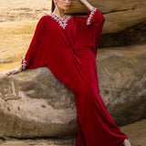 Zainab Chottani | The Kaftan Edit | Capri Red