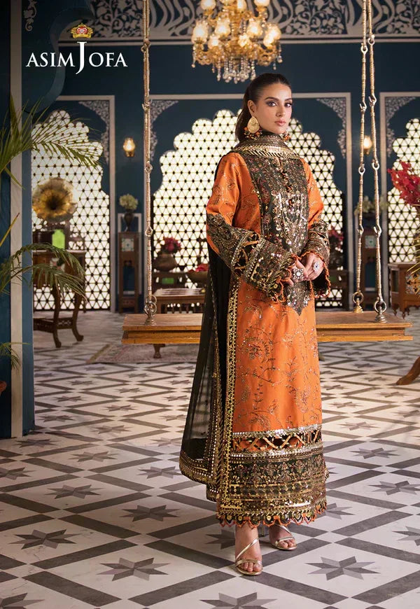 Asim Jofa | Fasana e Ishq Eid Luxury Lawn | AJFI-24 - Rang-e-Khaas