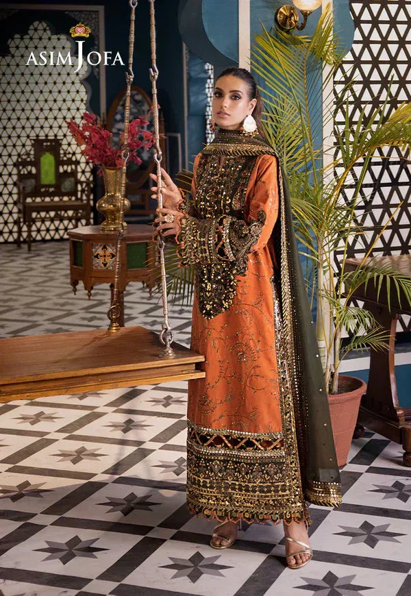 Asim Jofa | Fasana e Ishq Eid Luxury Lawn | AJFI-24 - Rang-e-Khaas