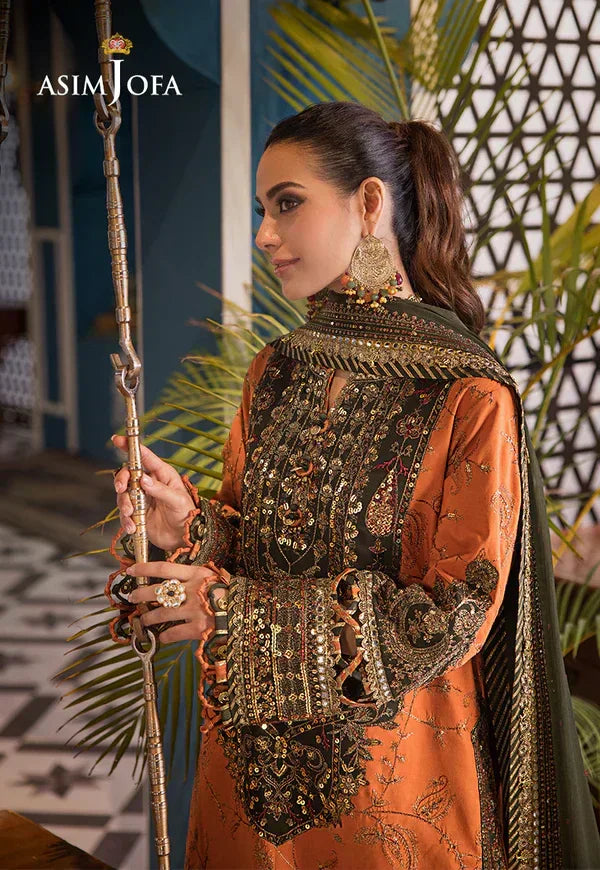 Asim Jofa | Fasana e Ishq Eid Luxury Lawn | AJFI-24 - Rang-e-Khaas