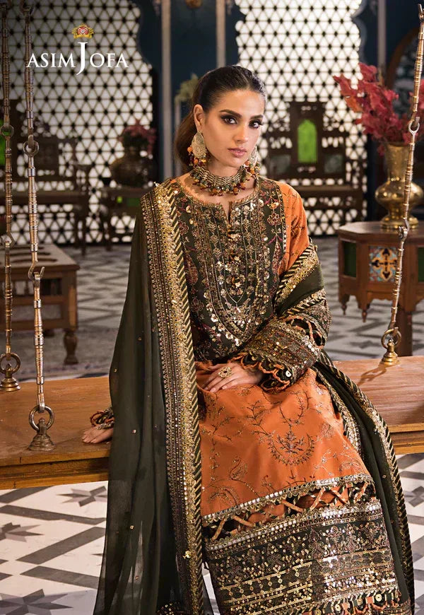 Asim Jofa | Fasana e Ishq Eid Luxury Lawn | AJFI-24 - Rang-e-Khaas