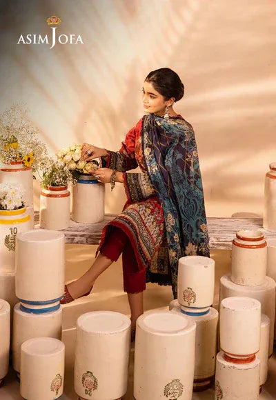 Asim Jofa | Prints Essentials | AJUB-02 - Rang-e-Khaas