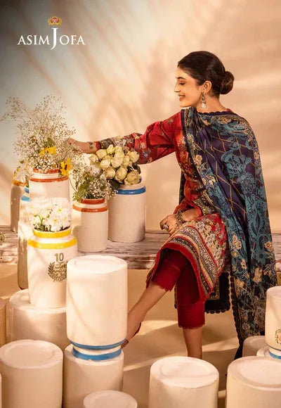 Asim Jofa | Prints Essentials | AJUB-02 - Rang-e-Khaas