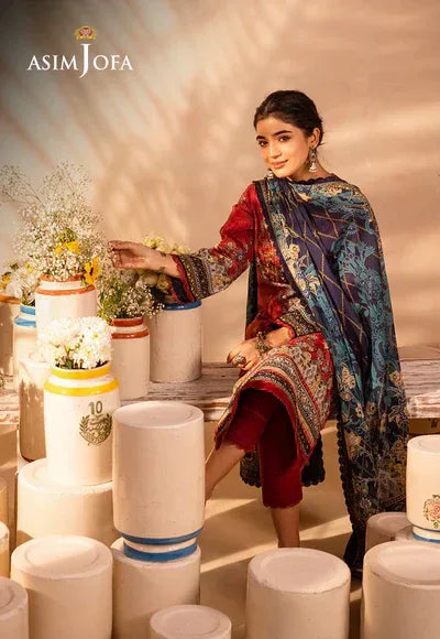 Asim Jofa | Prints Essentials | AJUB-02 - Rang-e-Khaas