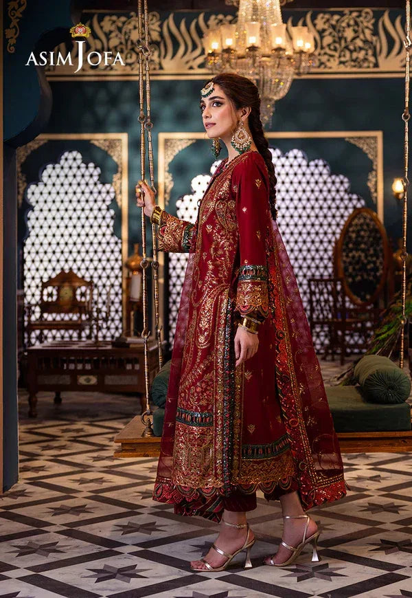 Asim Jofa | Fasana e Ishq Eid Luxury Lawn | AJFI-21 - Rang-e-Khaas