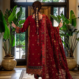 Asim Jofa | Luxury CAMBRIC 3 PCS '24 | AJFILE-21