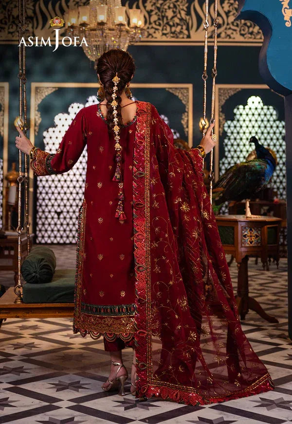 Asim Jofa | Fasana e Ishq Eid Luxury Lawn | AJFI-21 - Rang-e-Khaas