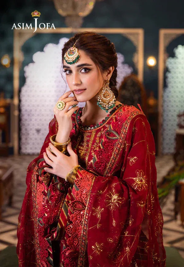 Asim Jofa | Fasana e Ishq Eid Luxury Lawn | AJFI-21 - Rang-e-Khaas
