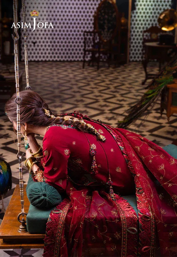 Asim Jofa | Fasana e Ishq Eid Luxury Lawn | AJFI-21 - Rang-e-Khaas