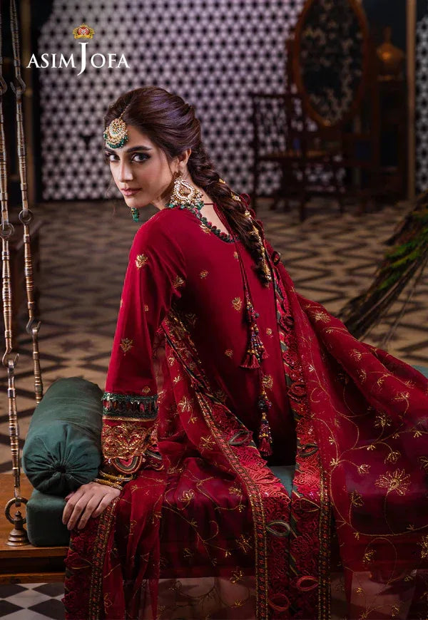 Asim Jofa | Fasana e Ishq Eid Luxury Lawn | AJFI-21 - Rang-e-Khaas