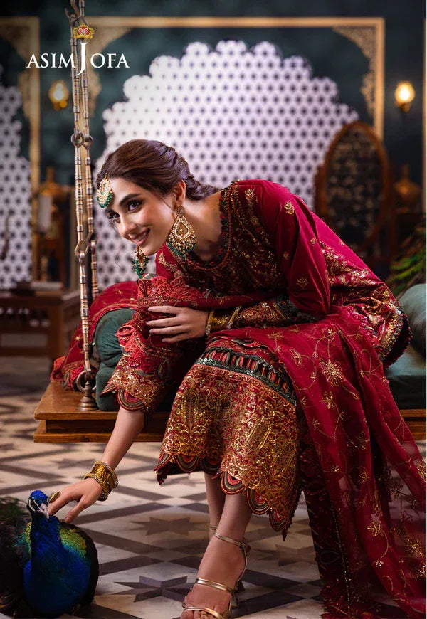 Asim Jofa | Fasana e Ishq Eid Luxury Lawn | AJFI-21 - Rang-e-Khaas