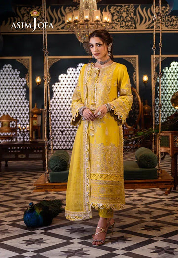 Asim Jofa | Fasana e Ishq Eid Luxury Lawn | AJFI-29 - Rang-e-Khaas