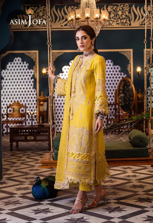 Asim Jofa | Fasana e Ishq Eid Luxury Lawn | AJFI-29 - Rang-e-Khaas