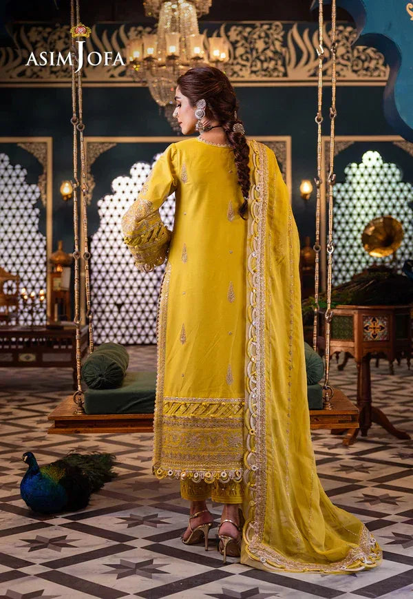 Asim Jofa | Fasana e Ishq Eid Luxury Lawn | AJFI-29 - Rang-e-Khaas