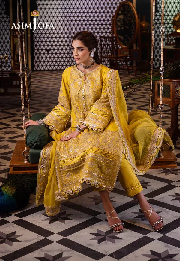 Asim Jofa | Fasana e Ishq Eid Luxury Lawn | AJFI-29 - Rang-e-Khaas