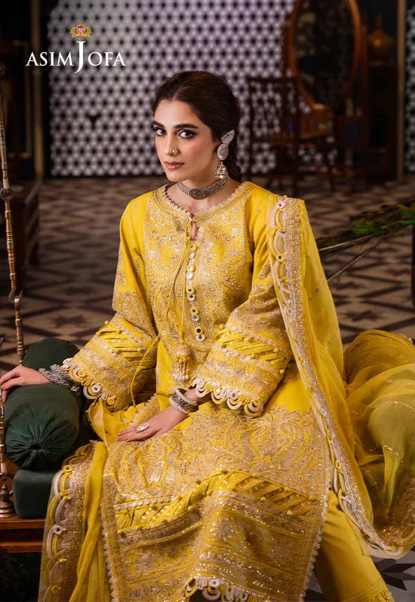 Asim Jofa | Fasana e Ishq Eid Luxury Lawn | AJFI-29 - Rang-e-Khaas