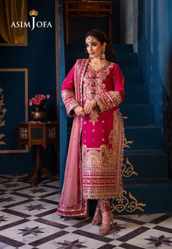 Asim Jofa | Fasana e Ishq Eid Luxury Lawn | AJFI-18 - Rang-e-Khaas