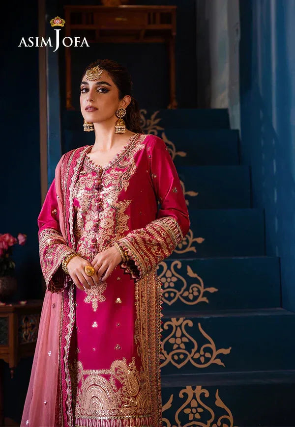 Asim Jofa | Fasana e Ishq Eid Luxury Lawn | AJFI-18 - Rang-e-Khaas