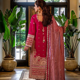 Asim Jofa | Luxury CAMBRIC 3 PCS '24 | AJFILE-18