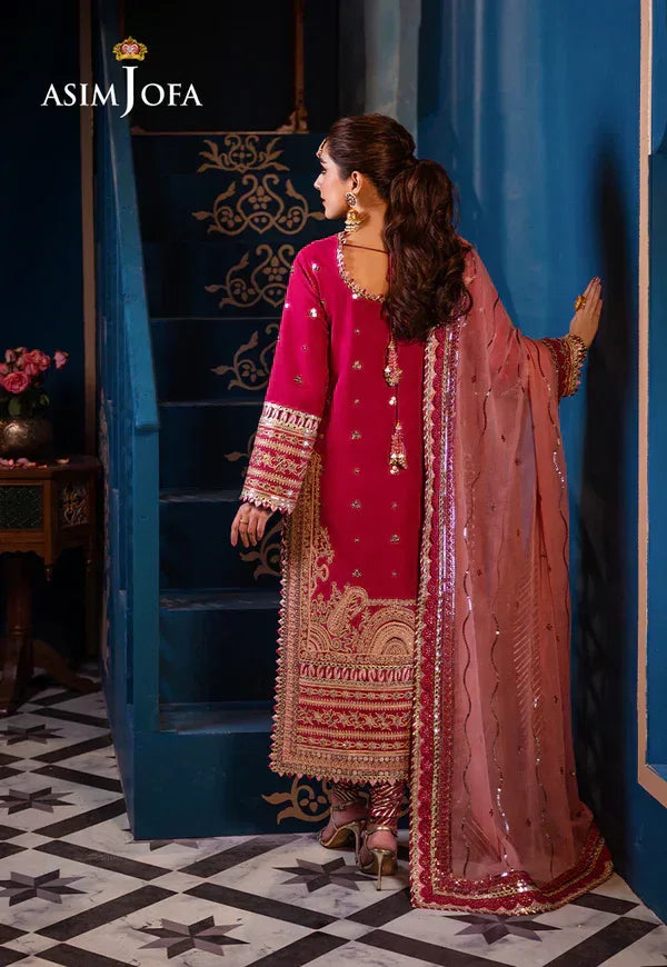 Asim Jofa | Fasana e Ishq Eid Luxury Lawn | AJFI-18 - Rang-e-Khaas