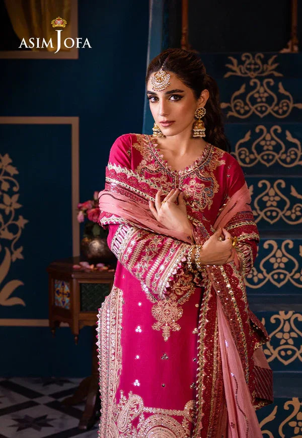 Asim Jofa | Fasana e Ishq Eid Luxury Lawn | AJFI-18 - Rang-e-Khaas