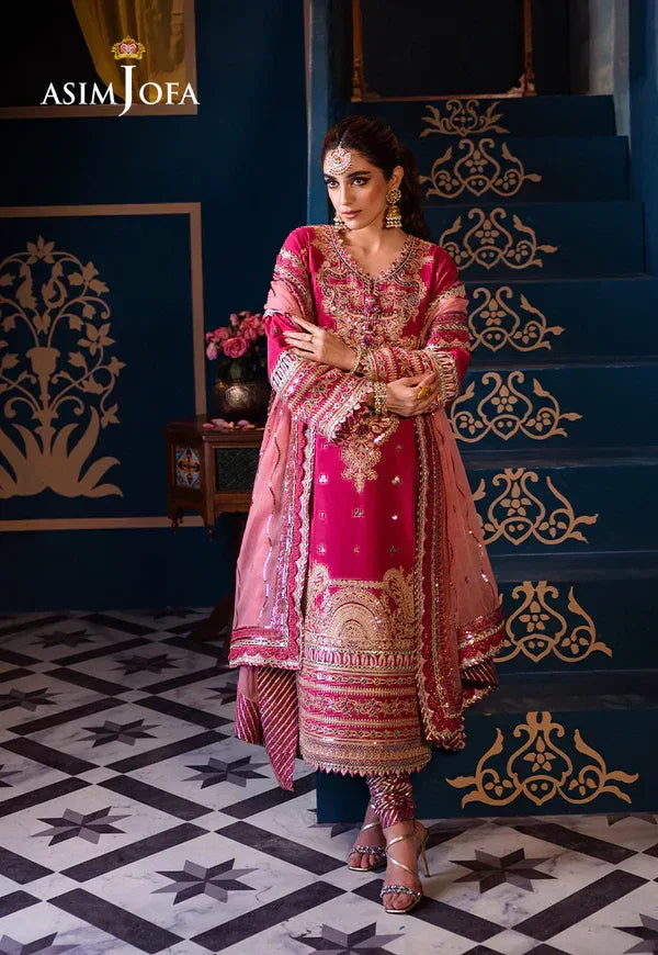 Asim Jofa | Fasana e Ishq Eid Luxury Lawn | AJFI-18 - Rang-e-Khaas