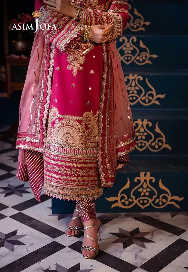 Asim Jofa | Fasana e Ishq Eid Luxury Lawn | AJFI-18 - Rang-e-Khaas