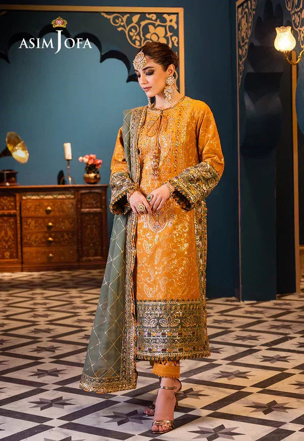 Asim Jofa | Fasana e Ishq Eid Luxury Lawn | AJFI-26 - Rang-e-Khaas