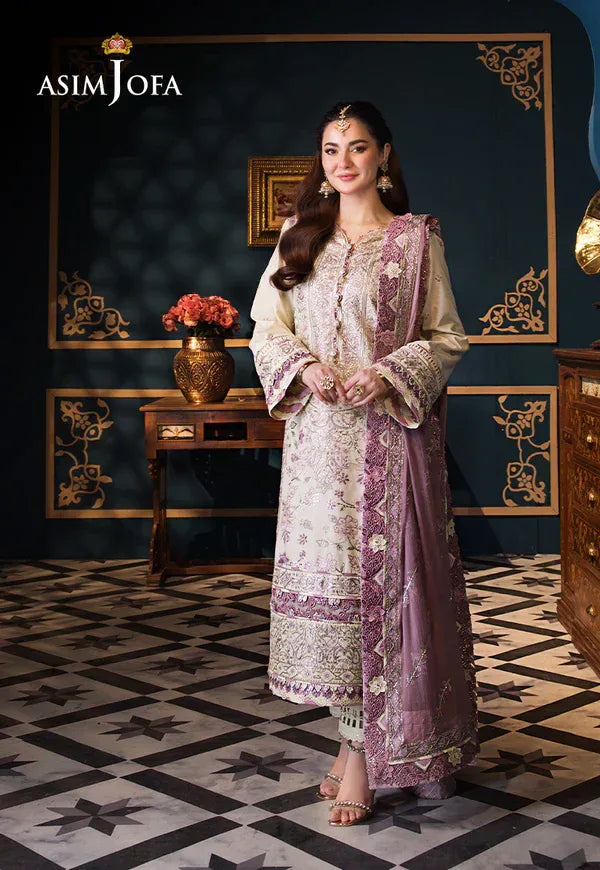 Asim Jofa | Fasana e Ishq Eid Luxury Lawn | AJFI-15 - Rang-e-Khaas
